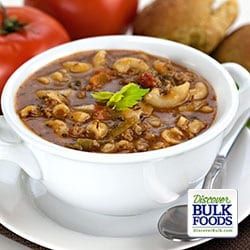 12 vegetable ministrone soup