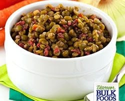 bacon flavored split pea soup