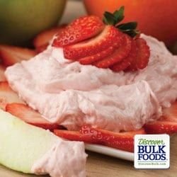 natural strawberry dip
