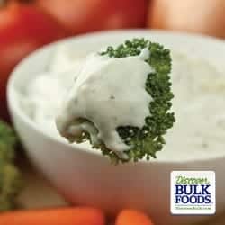 natrual garlic herb dip