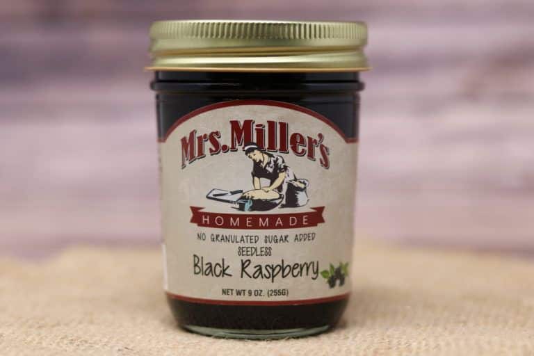 SL Black Raspberry Jam NS 9oz, Mrs Miller's - Image 2