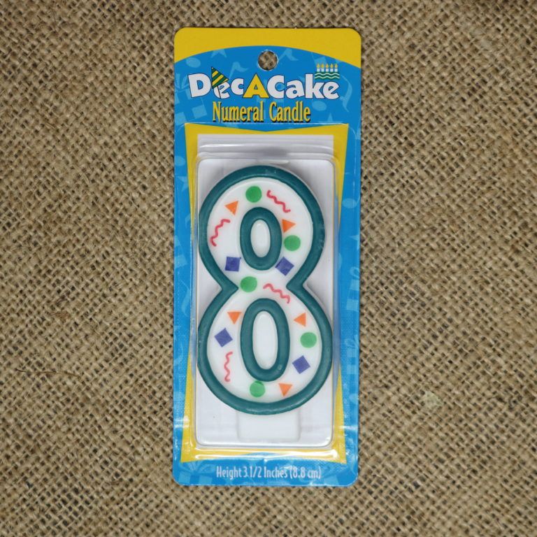 8- Numeral Candle