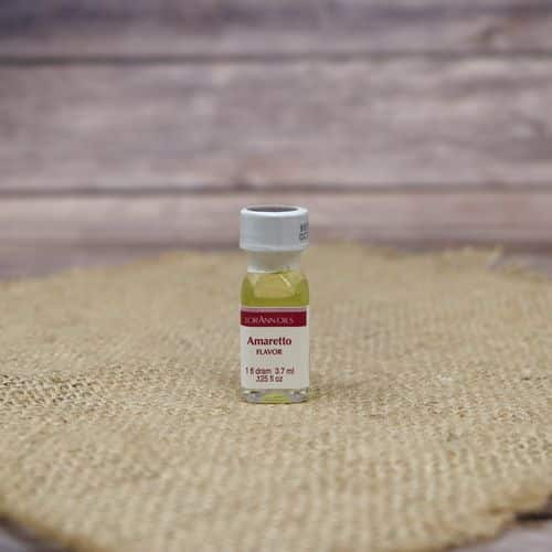 Small bottle of Amaretto flavoring oil