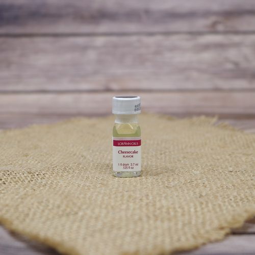 Small bottle of Cheesecake flavoring oil.