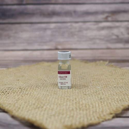 Small bottle of Clove flavored oil