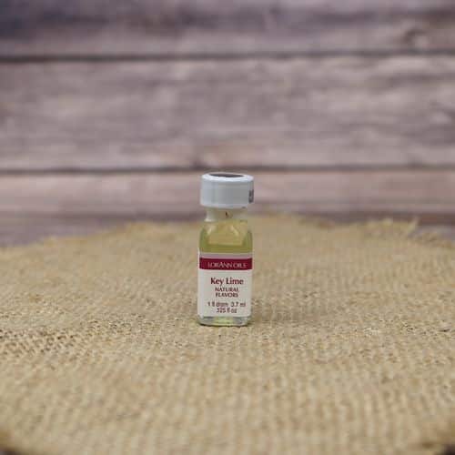 Small bottle of Key Lime flavoring oil.