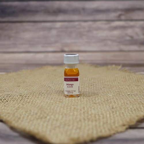 Small bottle of Mango flavoring oil.