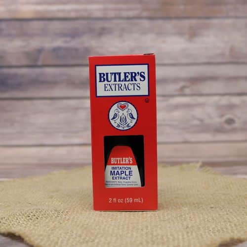 Container of Butler's Maple Extract