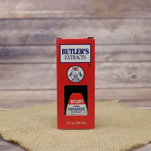Container of Butler's Orange Extract