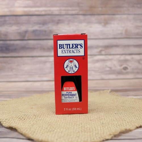 Container of Butler's Peppermint Extract