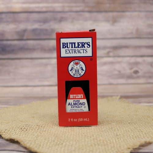 Container of Butler's Pure Almond Extract