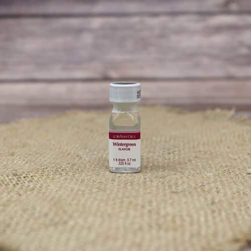Small bottle of Wintergreen flavoring oil