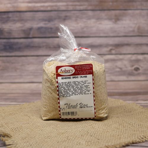 Bag of seasoned bread crumbs