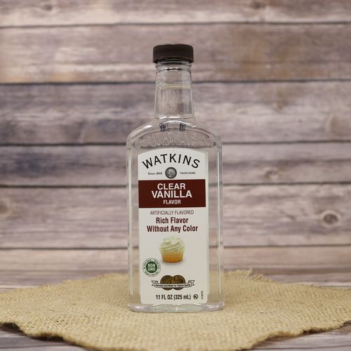 Bottle of Watkins Clear Vanilla