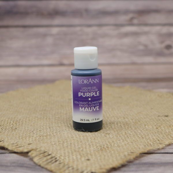 Bottle of Purple Gel Food Coloring
