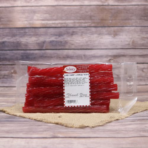 Bag of Jumbo Cherry Licorice Twists