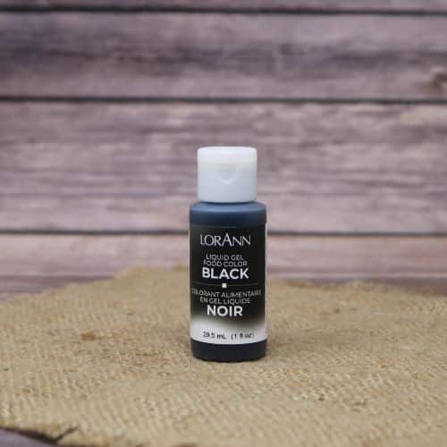 Bottle of Black Gel Food Coloring