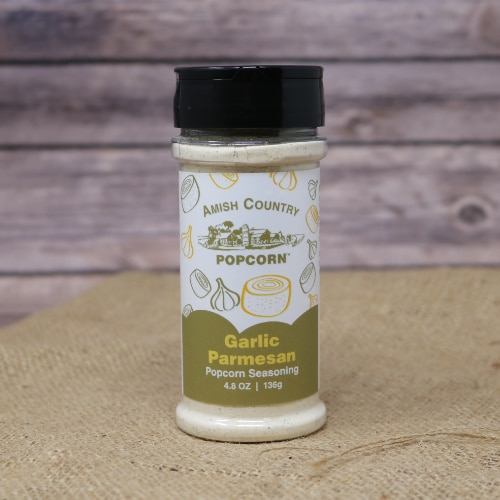Small bottle of Amish Country Garlic Parmesan Seasoning