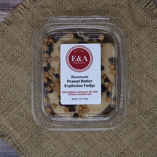 Box of Peanut Butter Explosion Fudge