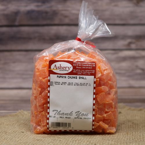 Bag of Small Papaya Chunks