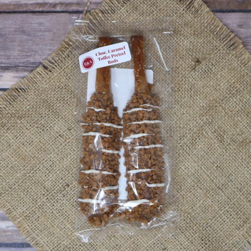Bag of Chocolate Toffee Pretzel Rods
