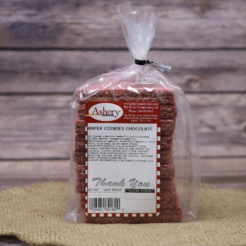 Bag of Chocolate Wafer Cookies