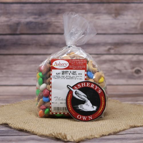 Bag of Aunt Betty's trail mix