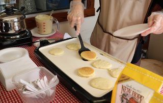 Free Pancake Samples at Ashery Country Store