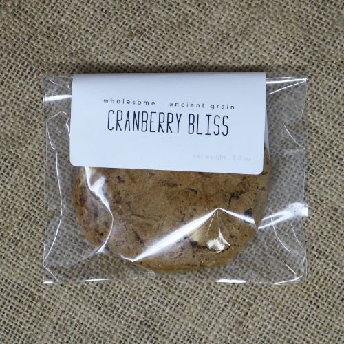 Bag with one Cranberry Bliss Cookie